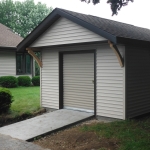 Siding soffit and fascia all maintenance free to match house